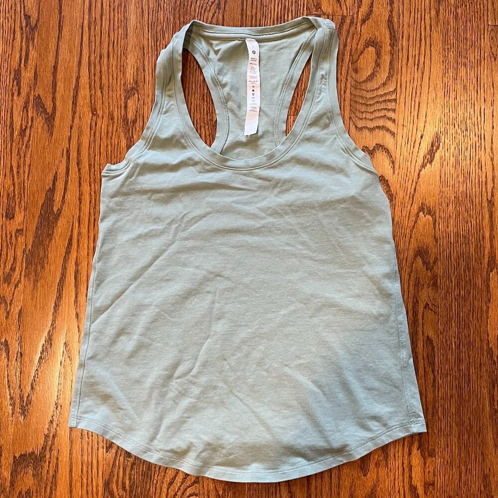 Lululemon Sage Green Racerback Tank Top, Size 2 (never worn)